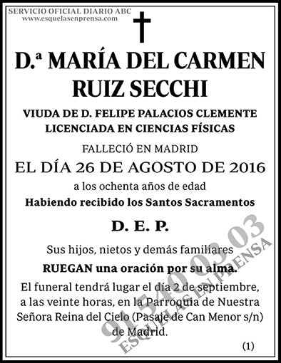 María del Carmen Ruiz Secchi